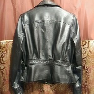 ladies leather jacket